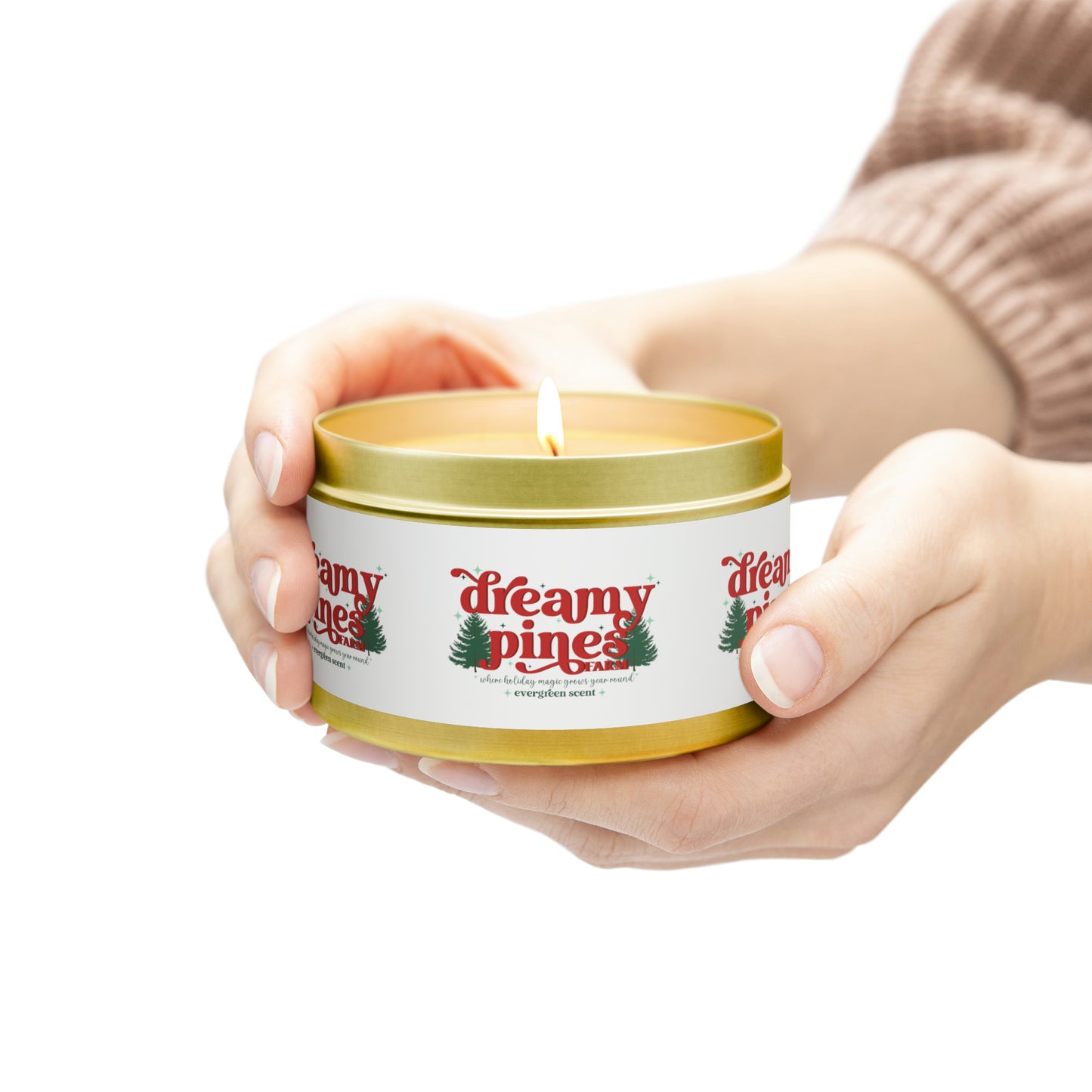 Sugar Cookie Christmas Tin Candles (4 & 8 oz)