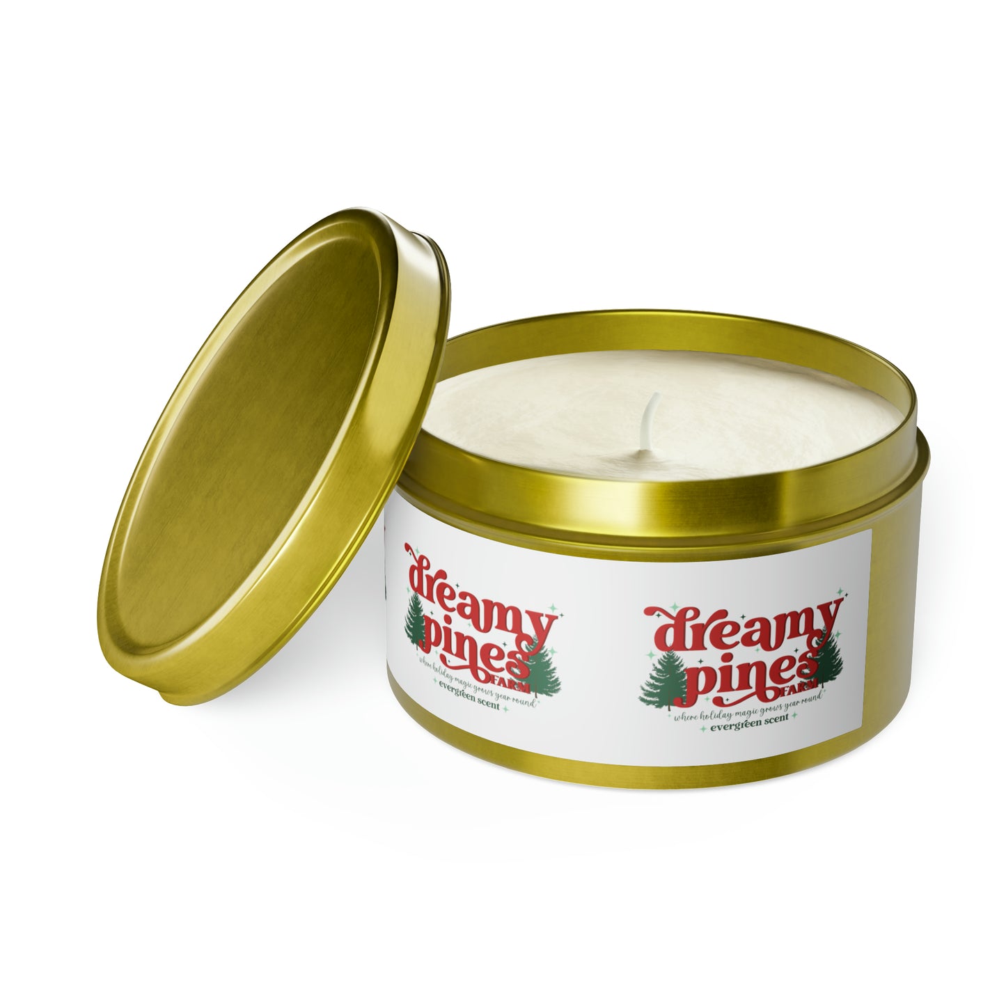 Sugar Cookie Christmas Tin Candles (4 & 8 oz)