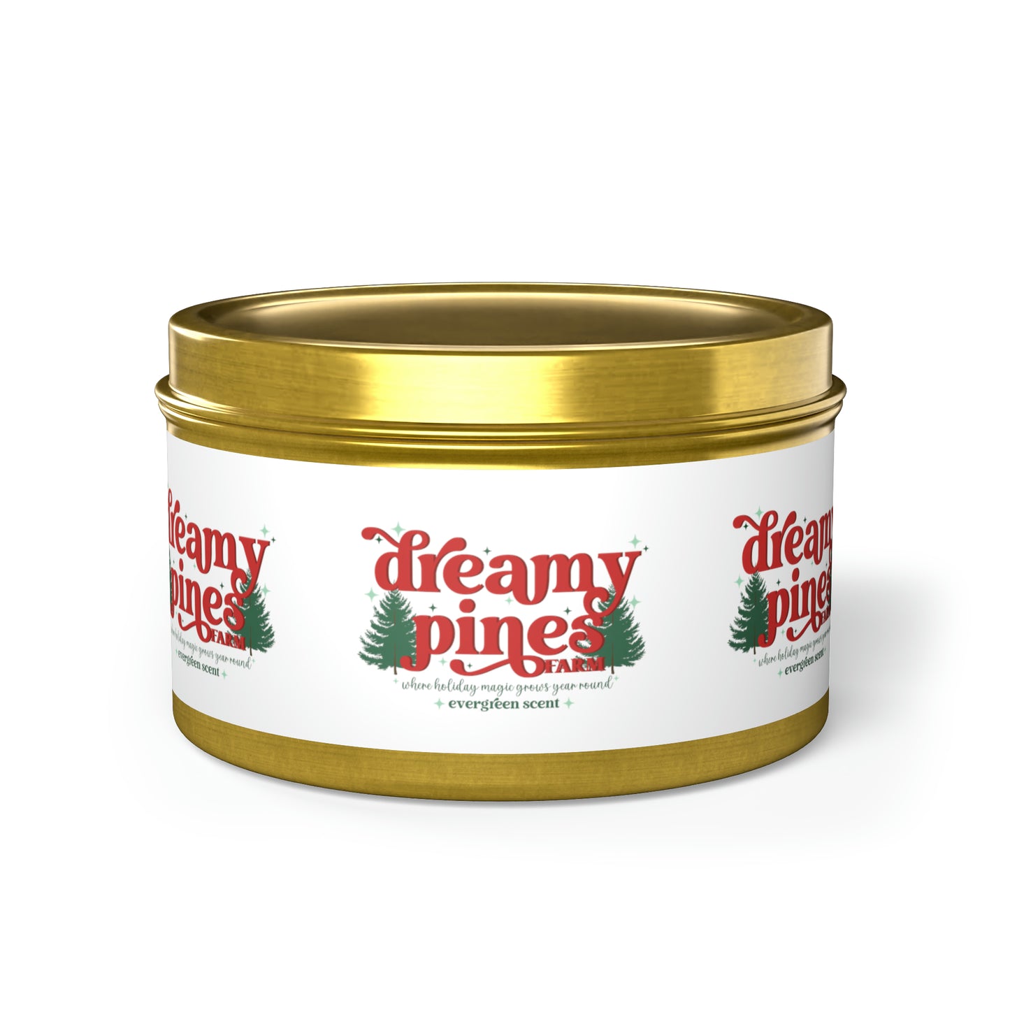 Sugar Cookie Christmas Tin Candles (4 & 8 oz)