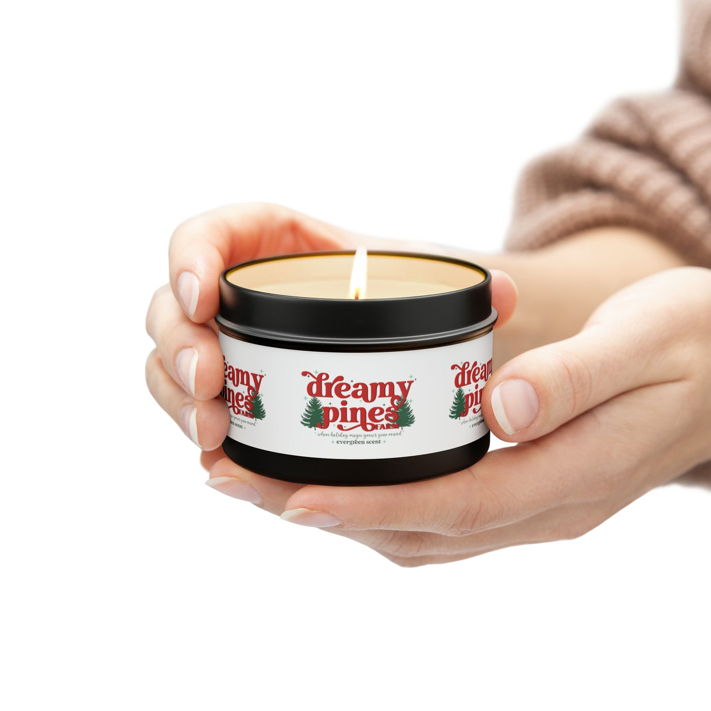 Sugar Cookie Christmas Tin Candles (4 & 8 oz)