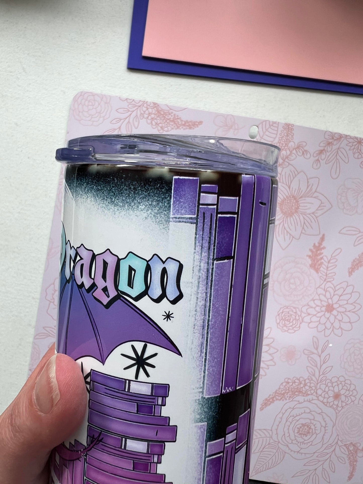 I'm a Book Dragon (tumbler)