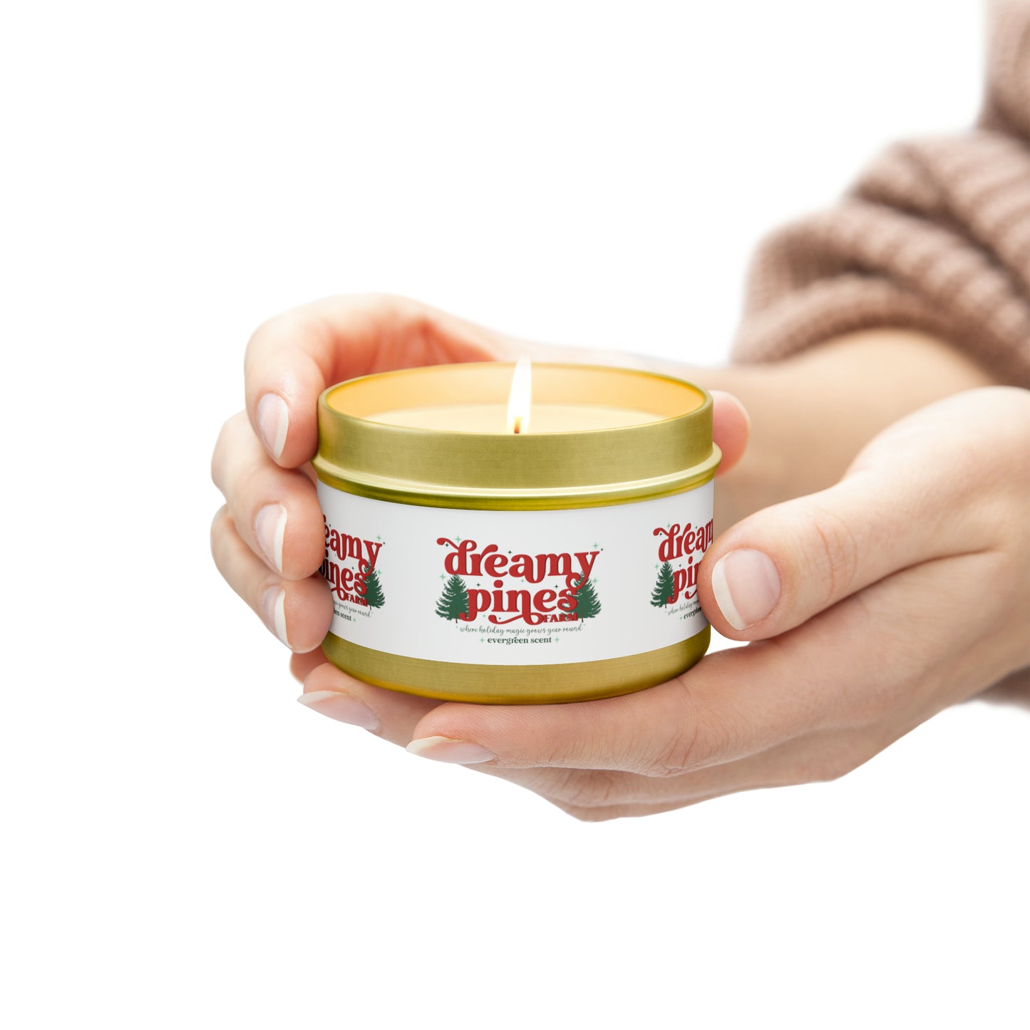 Sugar Cookie Christmas Tin Candles (4 & 8 oz)