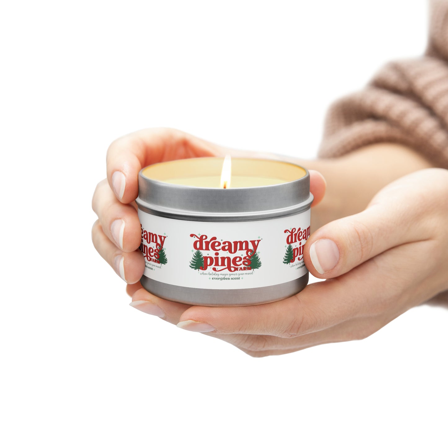 Sugar Cookie Christmas Tin Candles (4 & 8 oz)