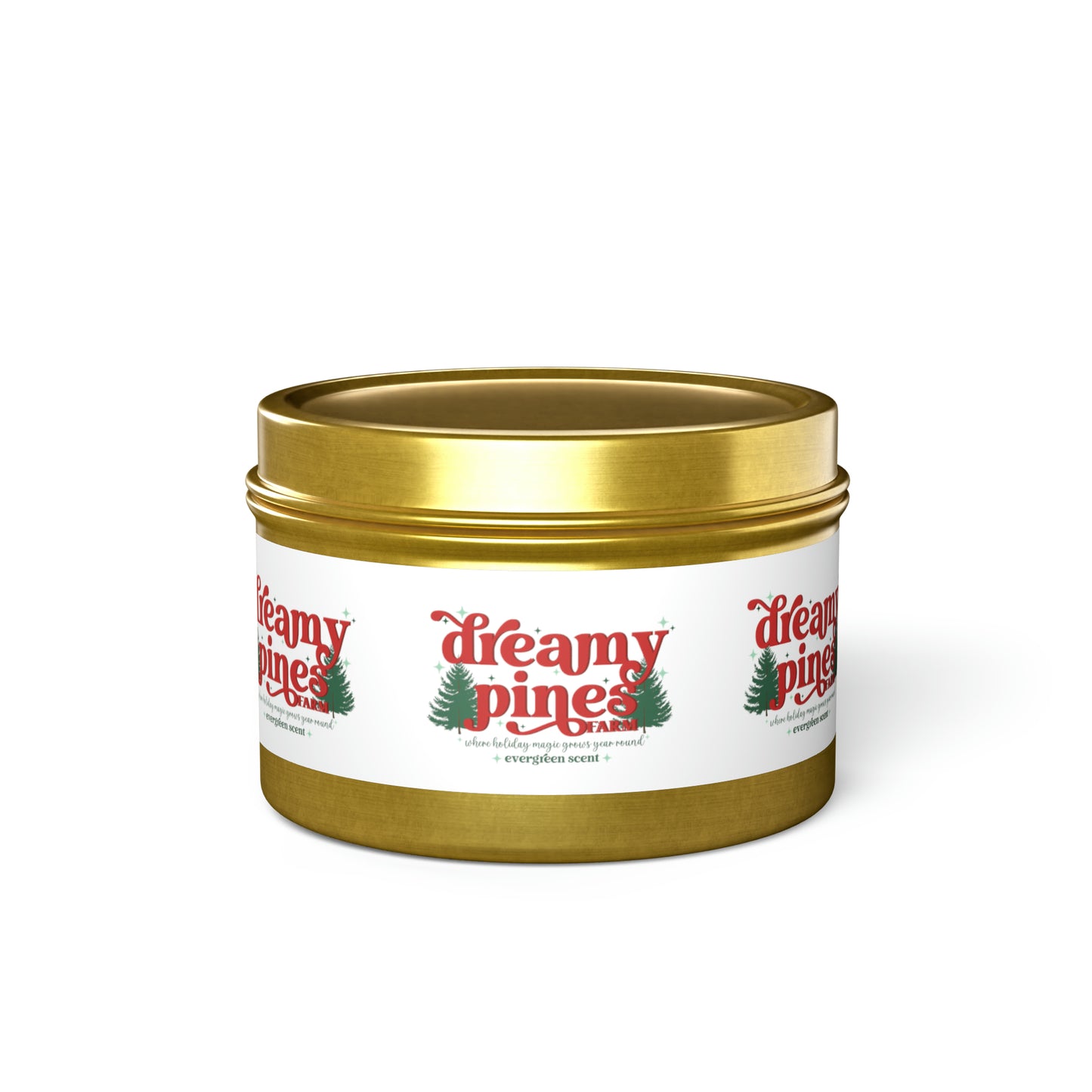 Sugar Cookie Christmas Tin Candles (4 & 8 oz)
