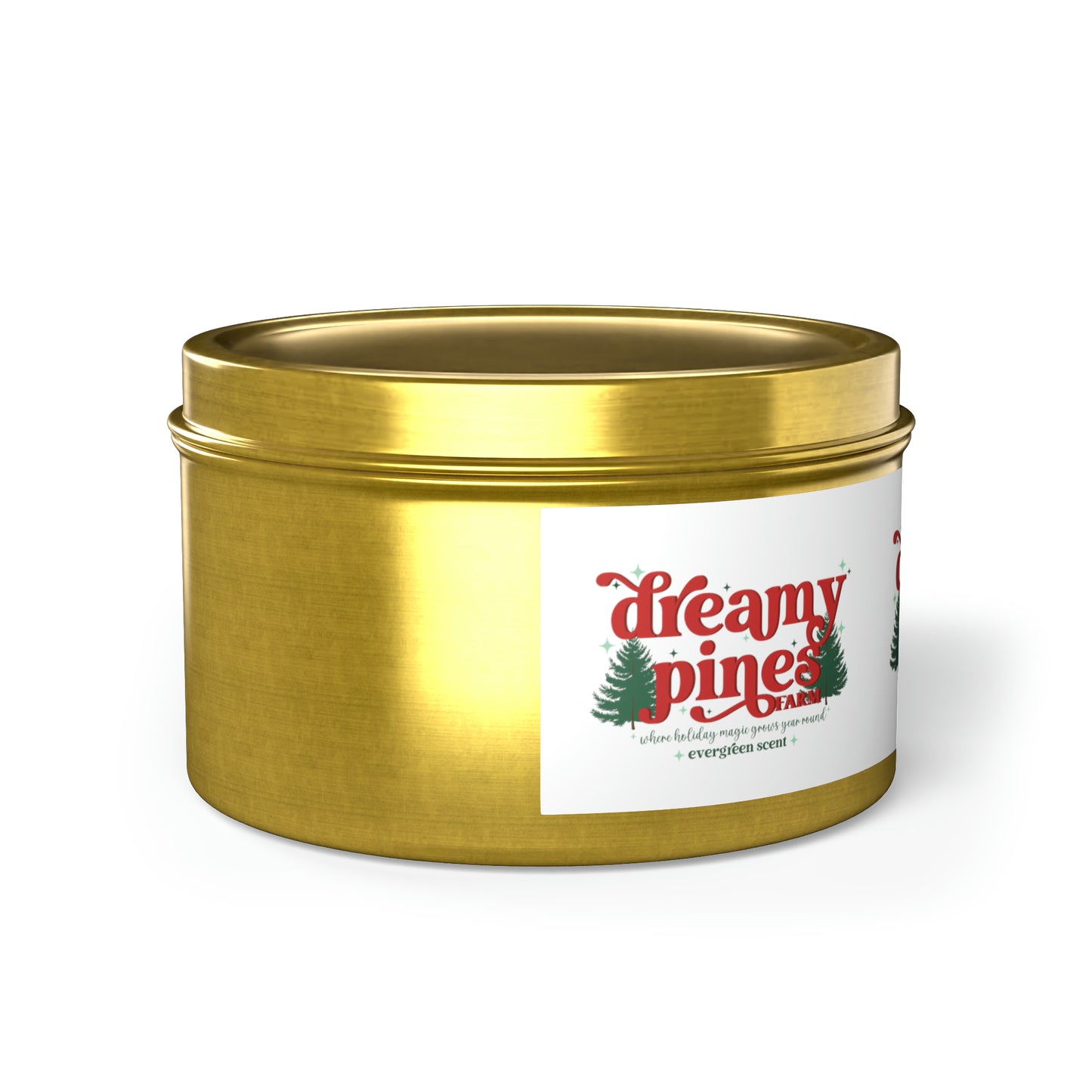 Sugar Cookie Christmas Tin Candles (4 & 8 oz)