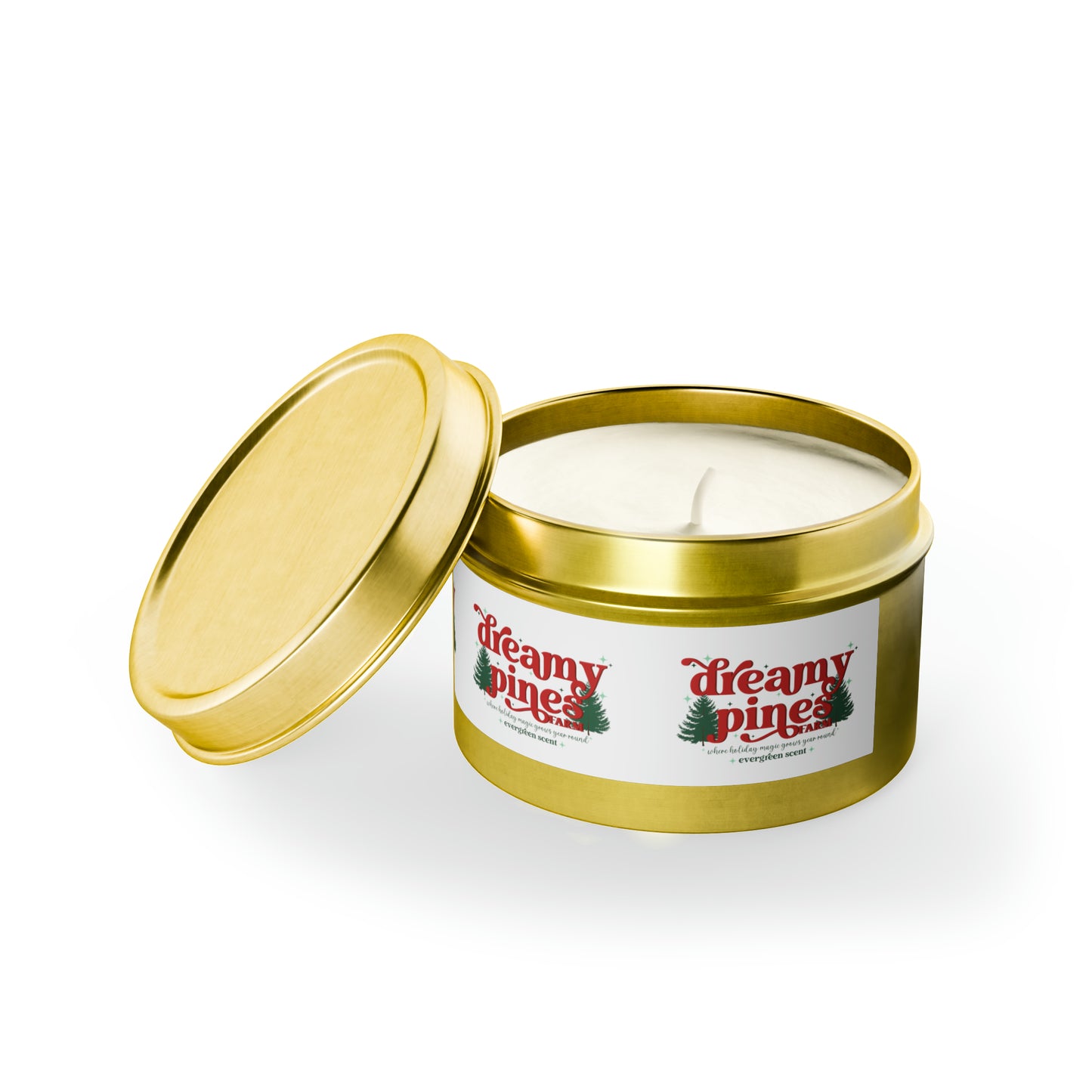 Sugar Cookie Christmas Tin Candles (4 & 8 oz)