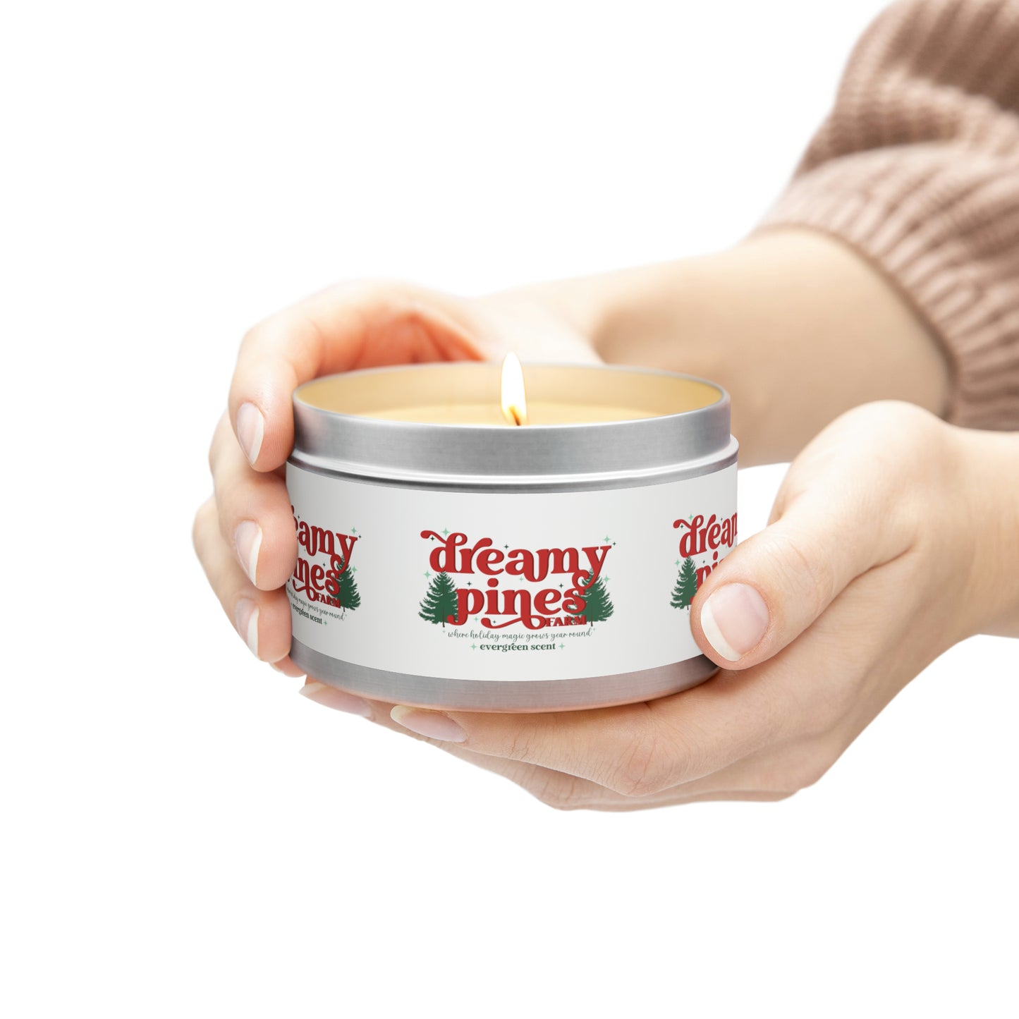 Sugar Cookie Christmas Tin Candles (4 & 8 oz)