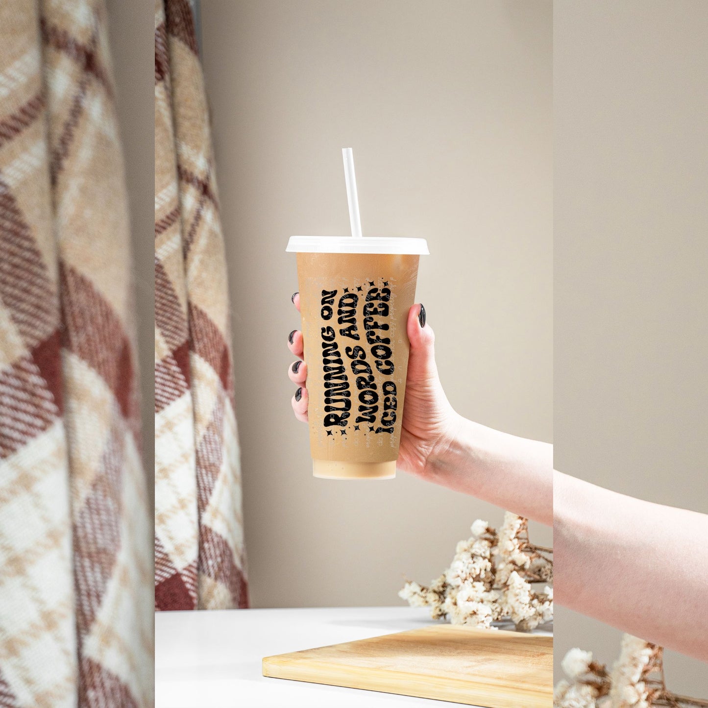 Running on Words and Iced Coffee (cold cup)