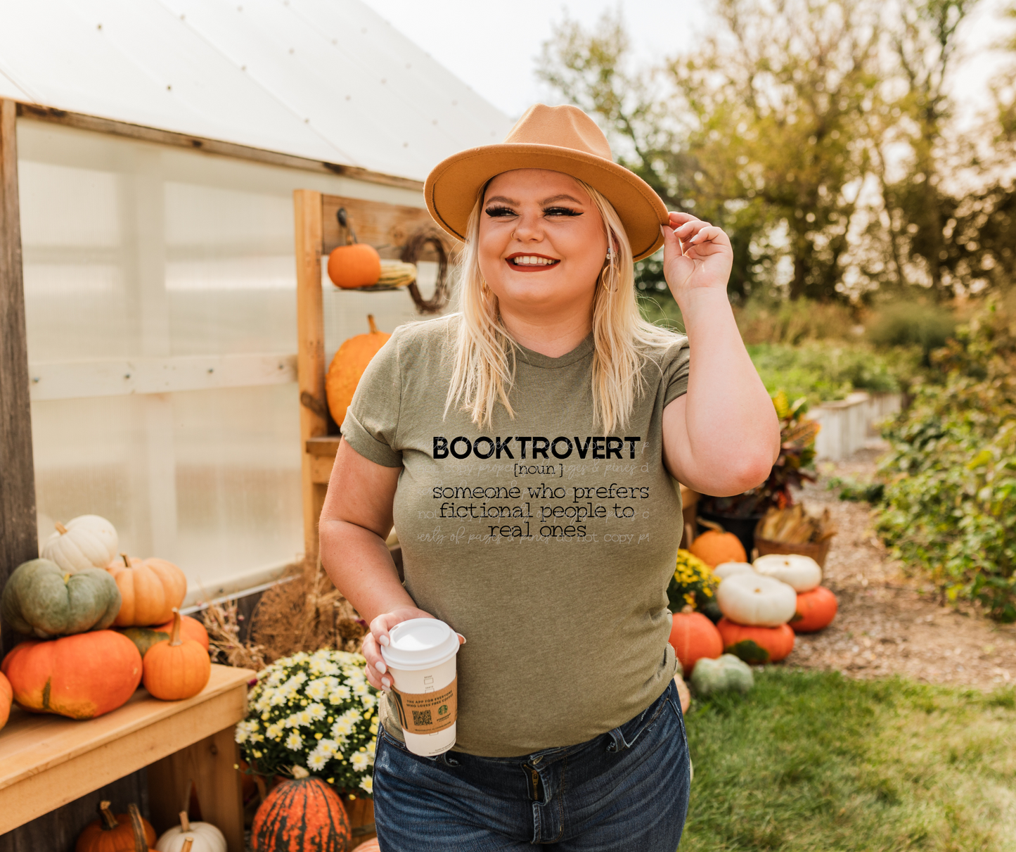 Booktrovert Definition Tee