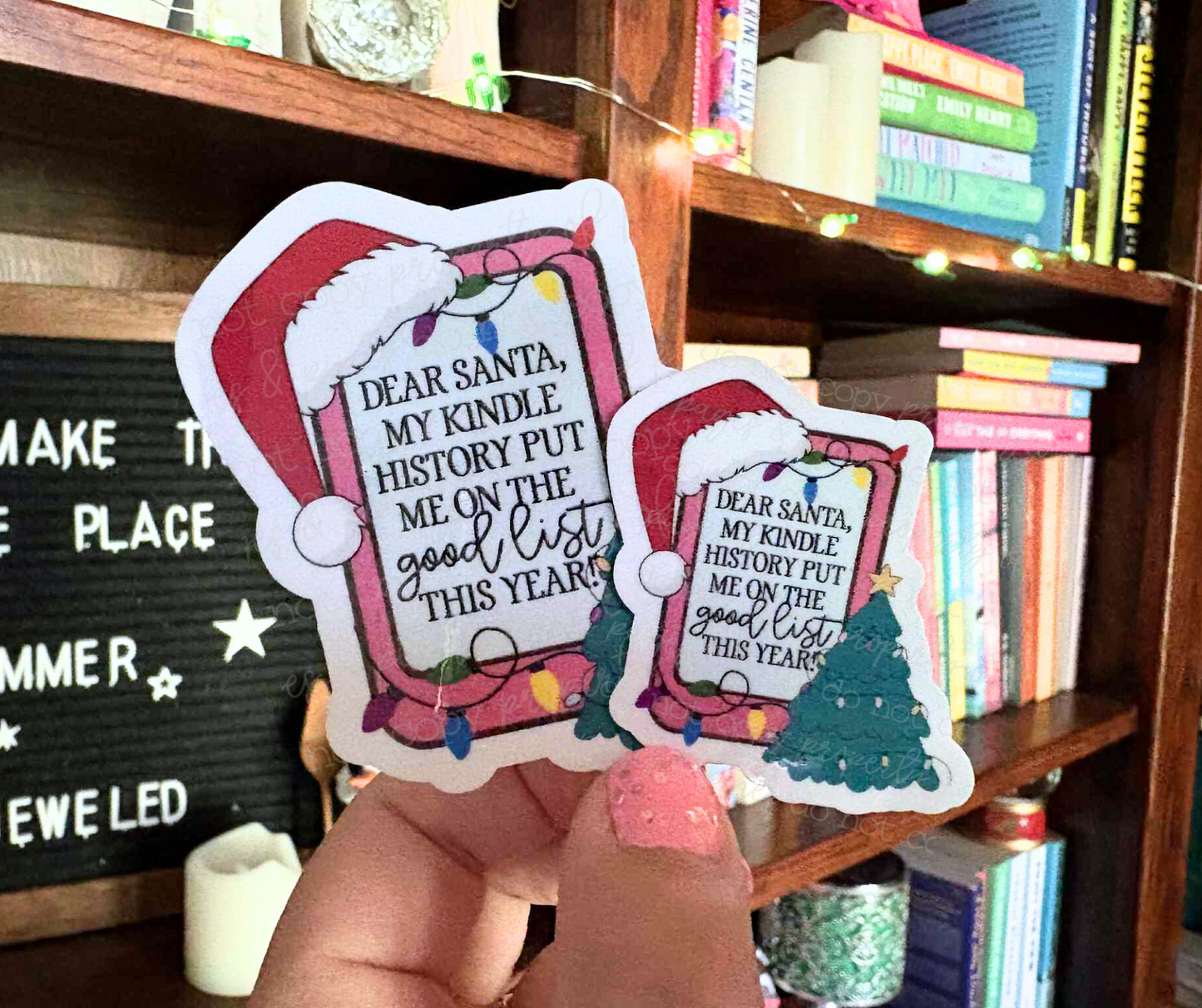 Dear Santa I'm on the Good List This Year (sticker)