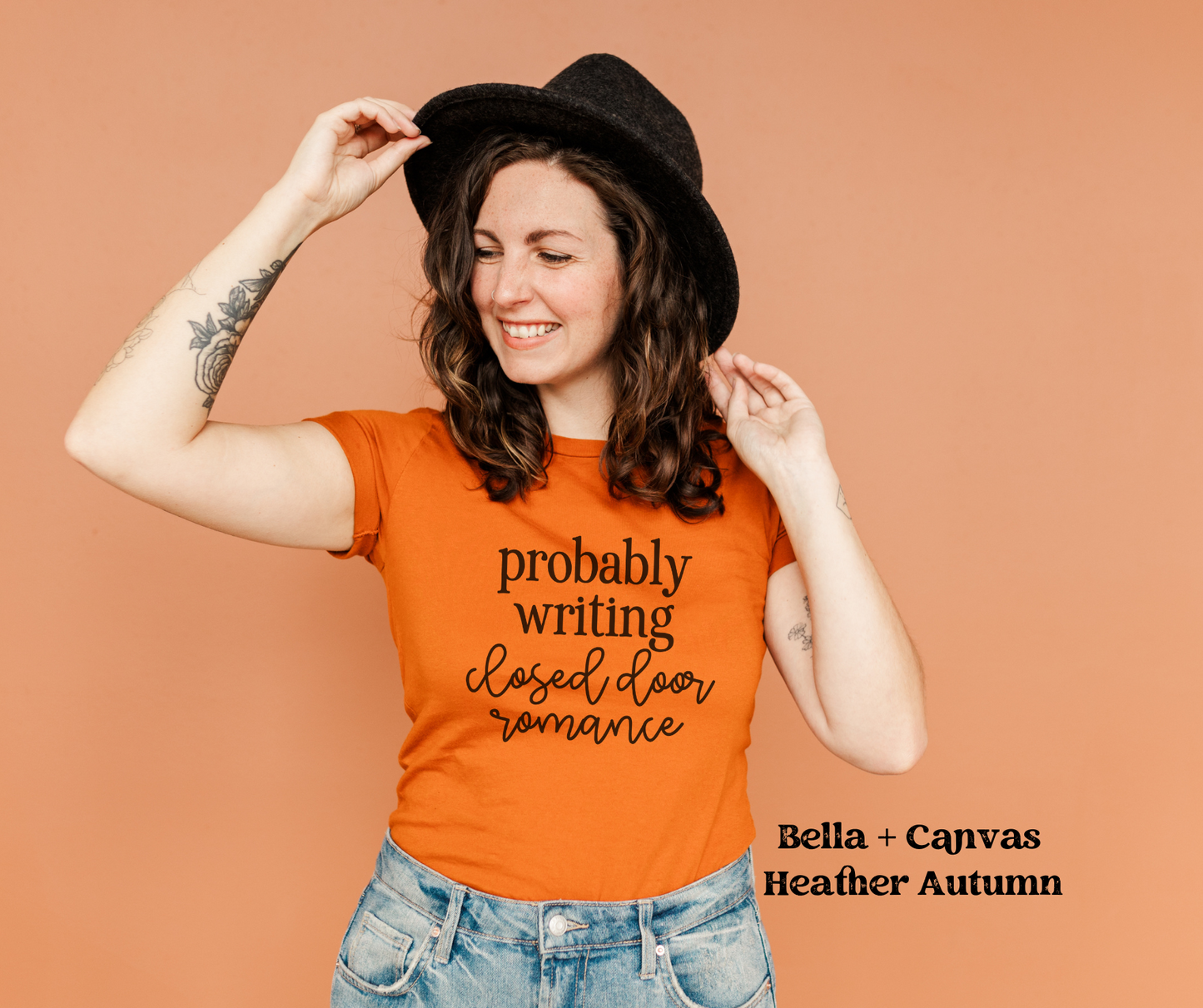 Probably Writing a Closed Door Romance (Bella + Canvas)