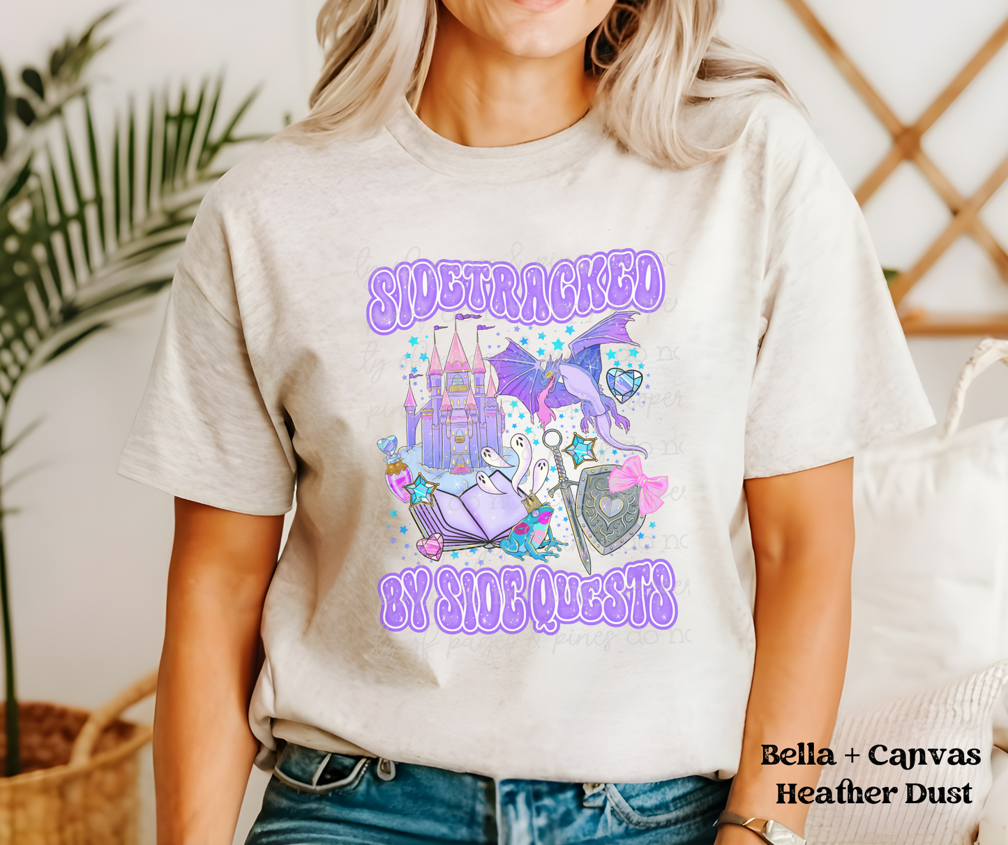 Sidetracked by Sidequests (Bella + Canvas)
