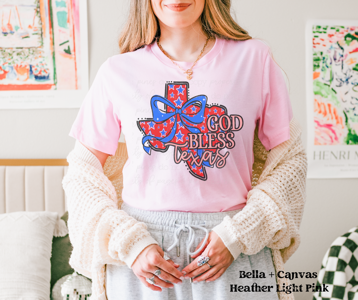 God Bless Texas (Bella + Canvas)