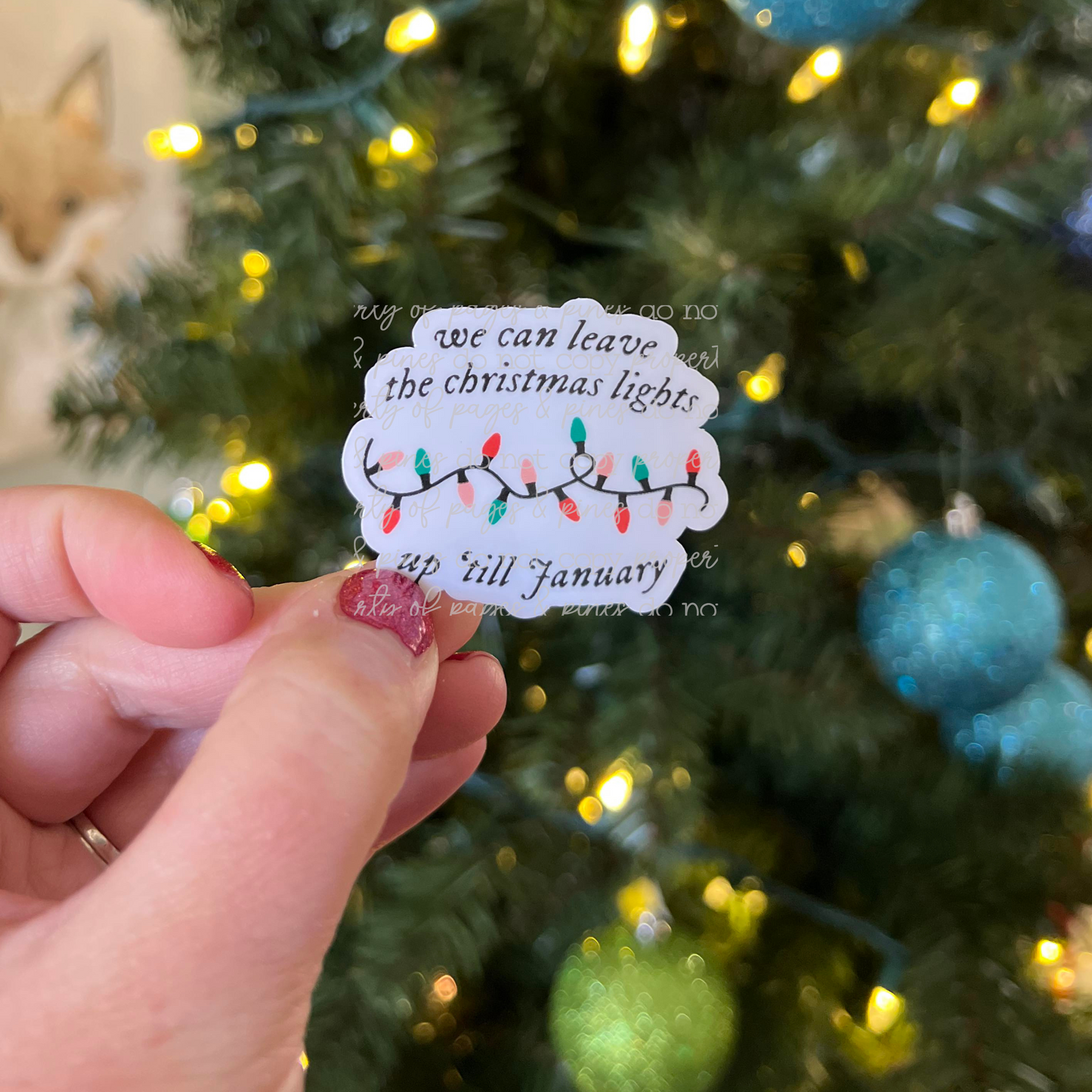 Leave the Christmas Lights
