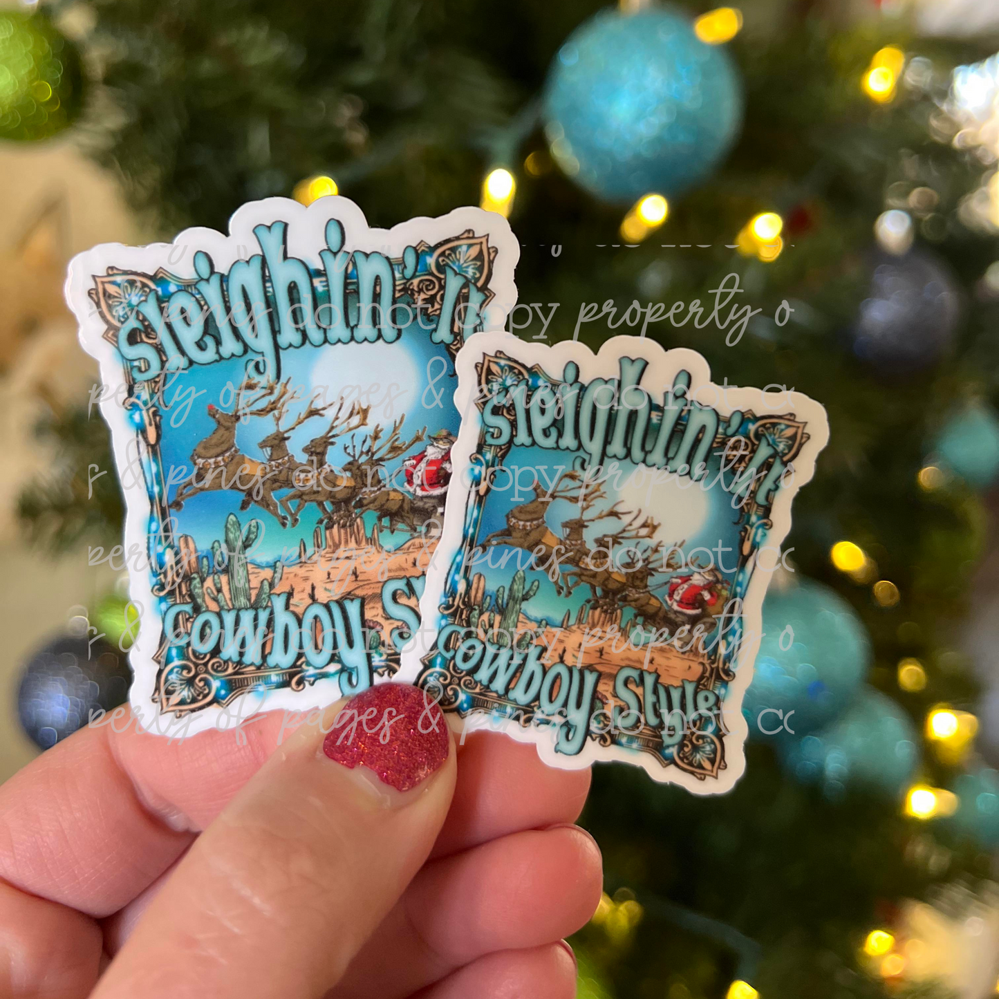 Sleighin' It Cowboy Style