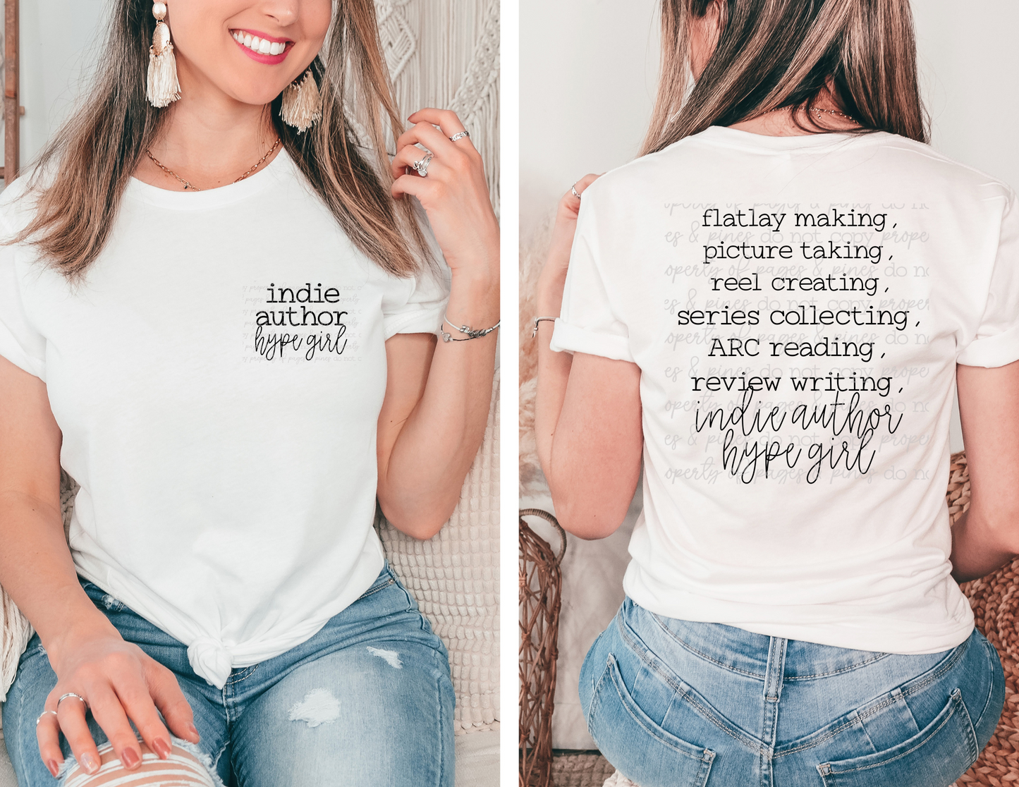 Indie Author Hype Girl (adjectives)