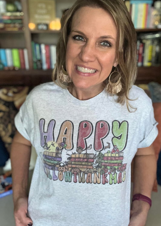 Happy HalloThankMas (Bella + Canvas)