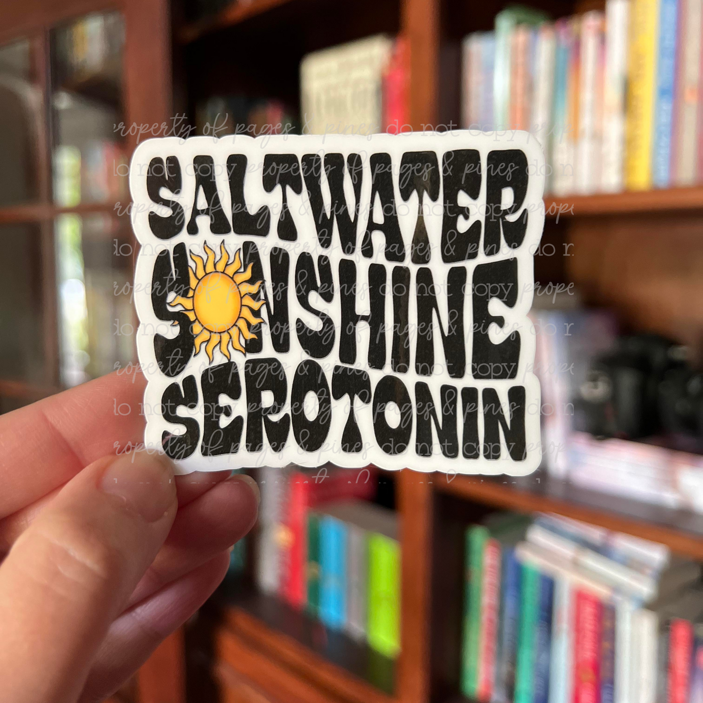 Saltwater Sunshine Serotonin (sticker)