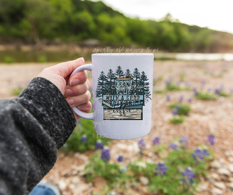 Go Anywhere with a Book and Coffee