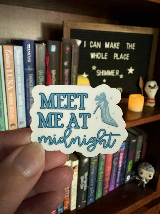 Meet Me at Midnight (color) Sticker