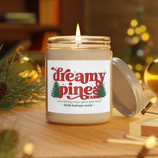 Dreamy Pines Farm, 9oz candle