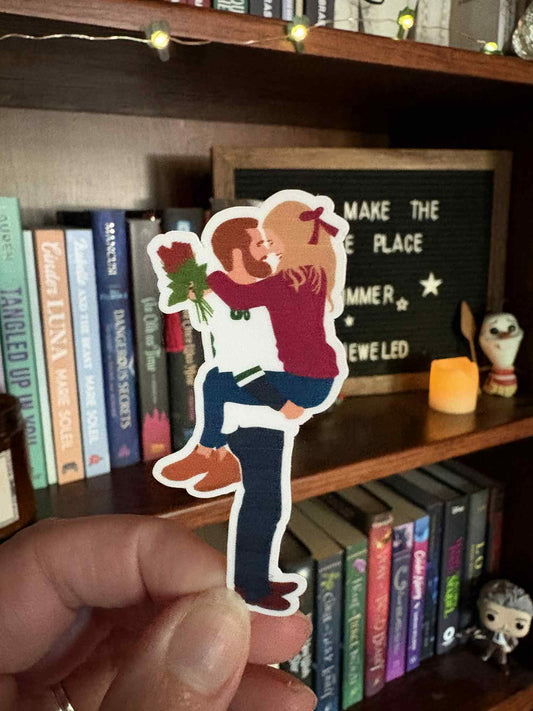 Bridget & Weston Sticker (The Lucky One)