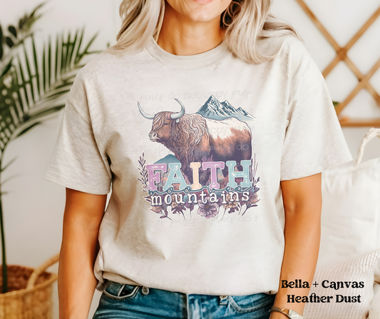 Faith Moves Mountains (Bella + Canvas)