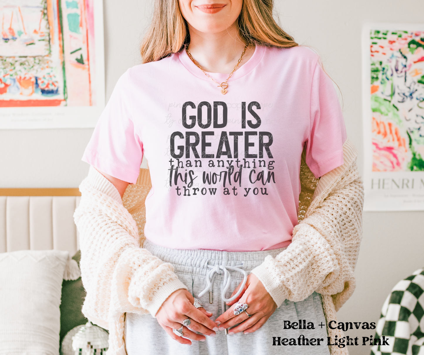 God is Greater (Bella + Canvas)
