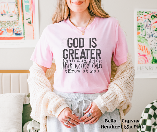 God is Greater (Bella + Canvas)