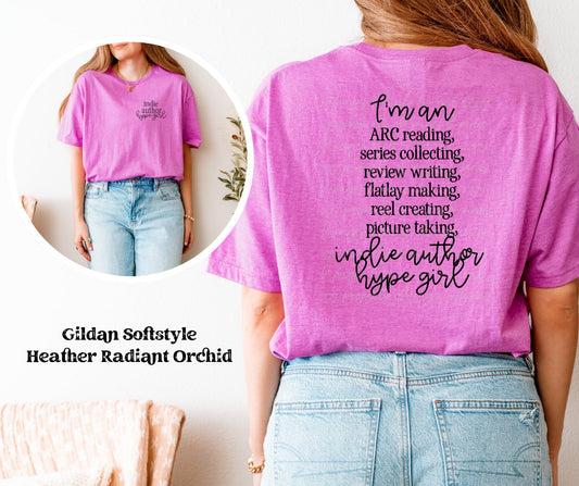 Indie Author Hype Girl--pocket--version 1 (Gildan)