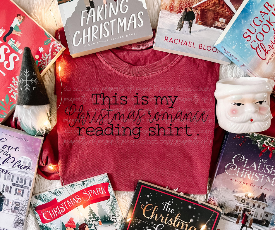 Christmas Romance Reading Shirt