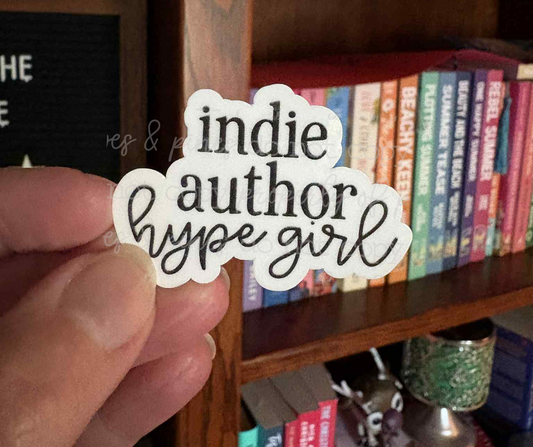 Indie Author Hype Girl (sticker)