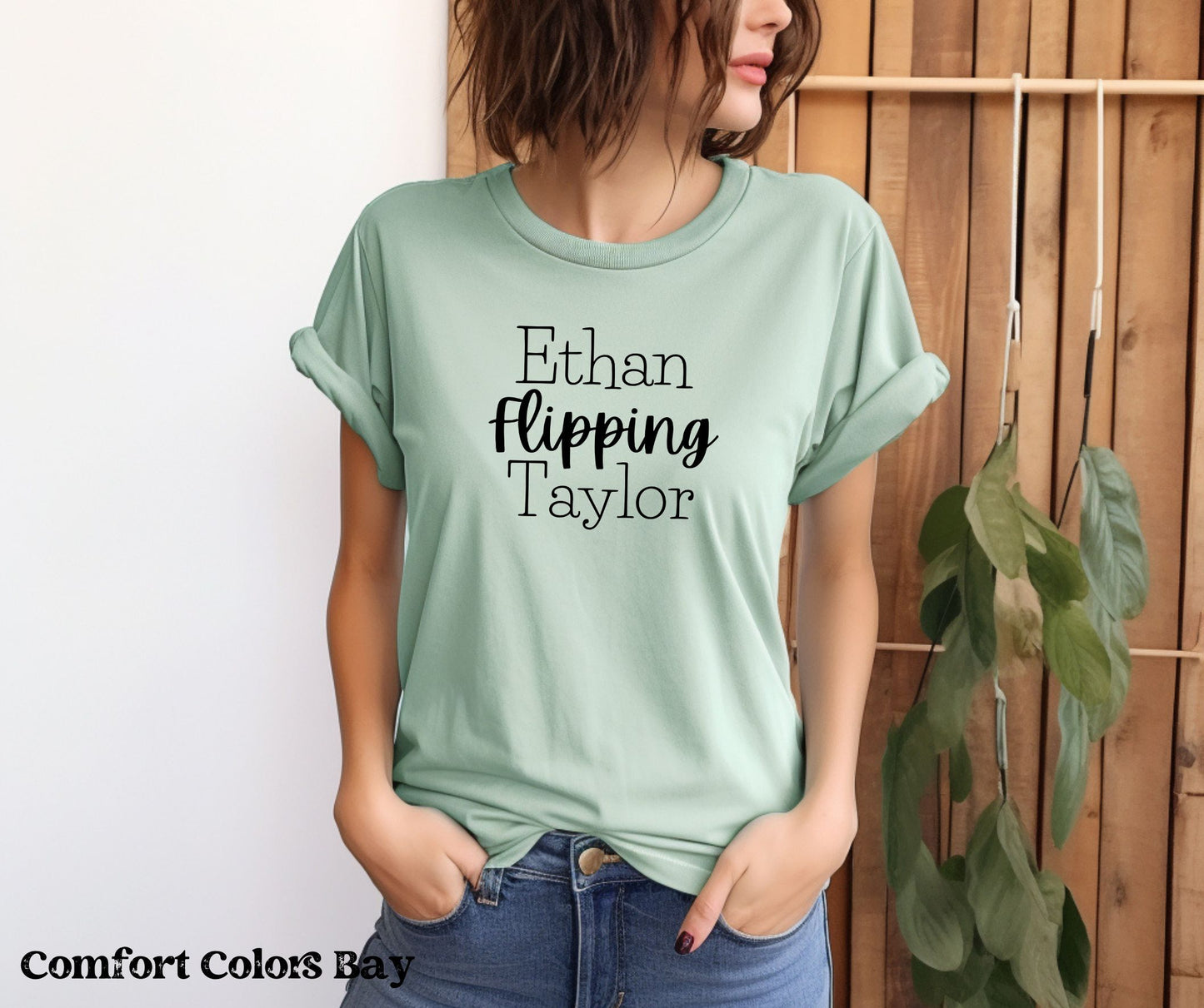 Ethan Flipping Taylor (Comfort Colors)