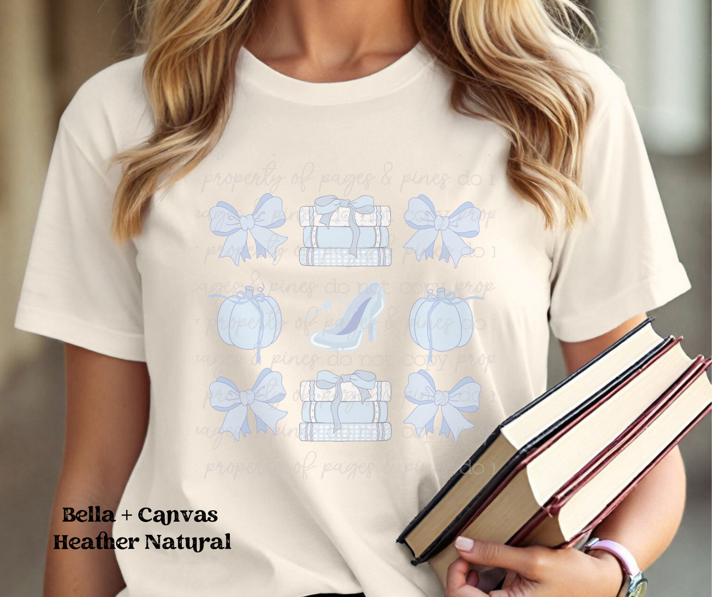 Cinderella Bookish Coquette (Bella + Canvas)