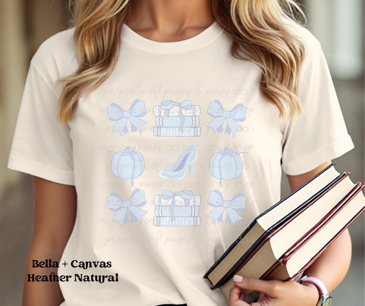 Cinderella Bookish Coquette (Bella + Canvas)