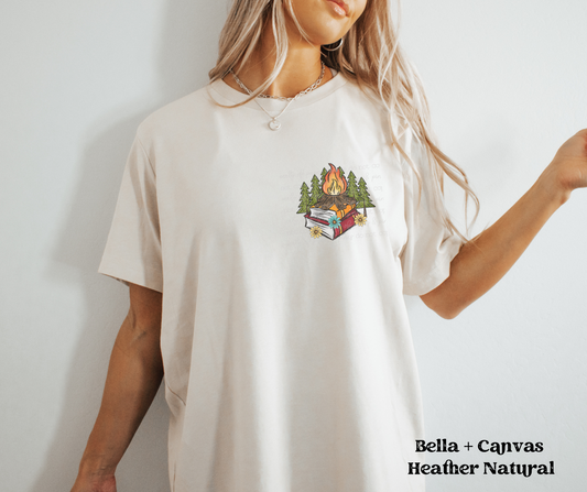 Campfire Book Club w/Pocket (Bella + Canvas)