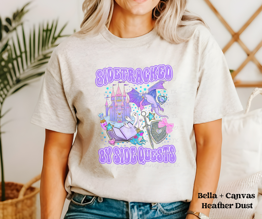 Sidetracked by Sidequests (Bella + Canvas)