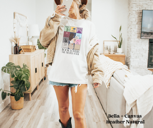 Book Lovers: The Tropes Tour (Bella + Canvas)