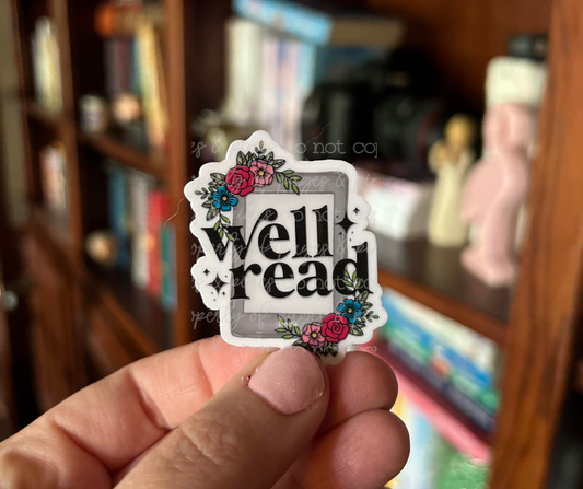 Well Read (e-reader sticker)