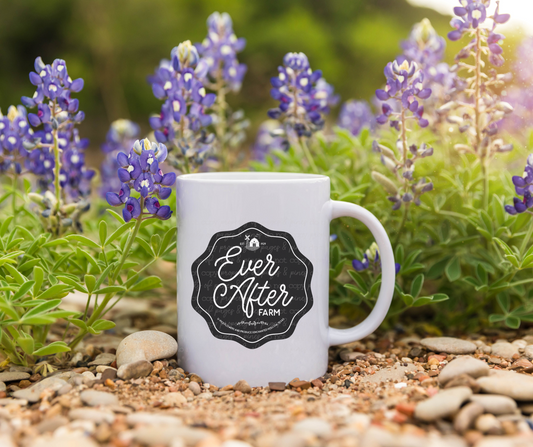 Ever After Farm--black logo (mug)