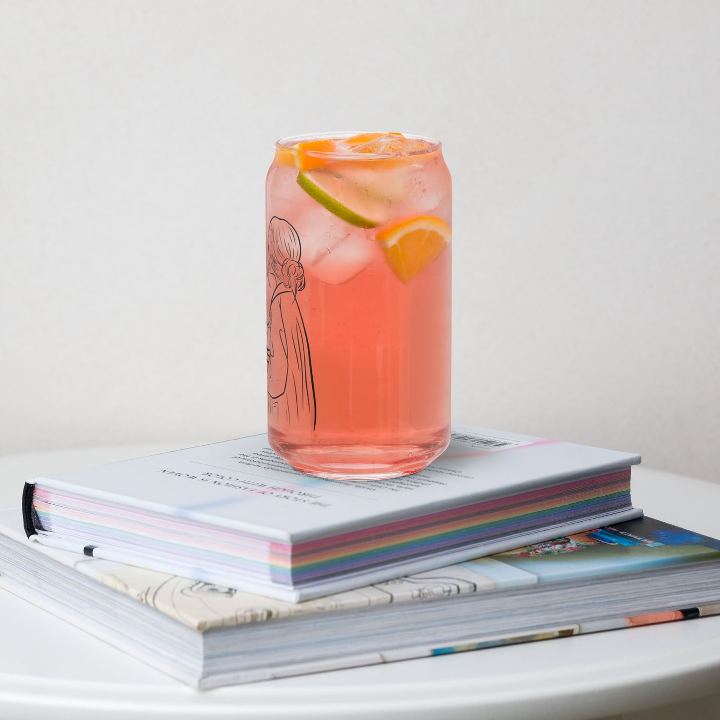 All's Fair in Love and Books (glass can)