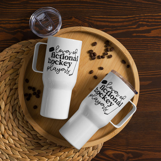 Fictional Lover of Hockey Players (travel mug)
