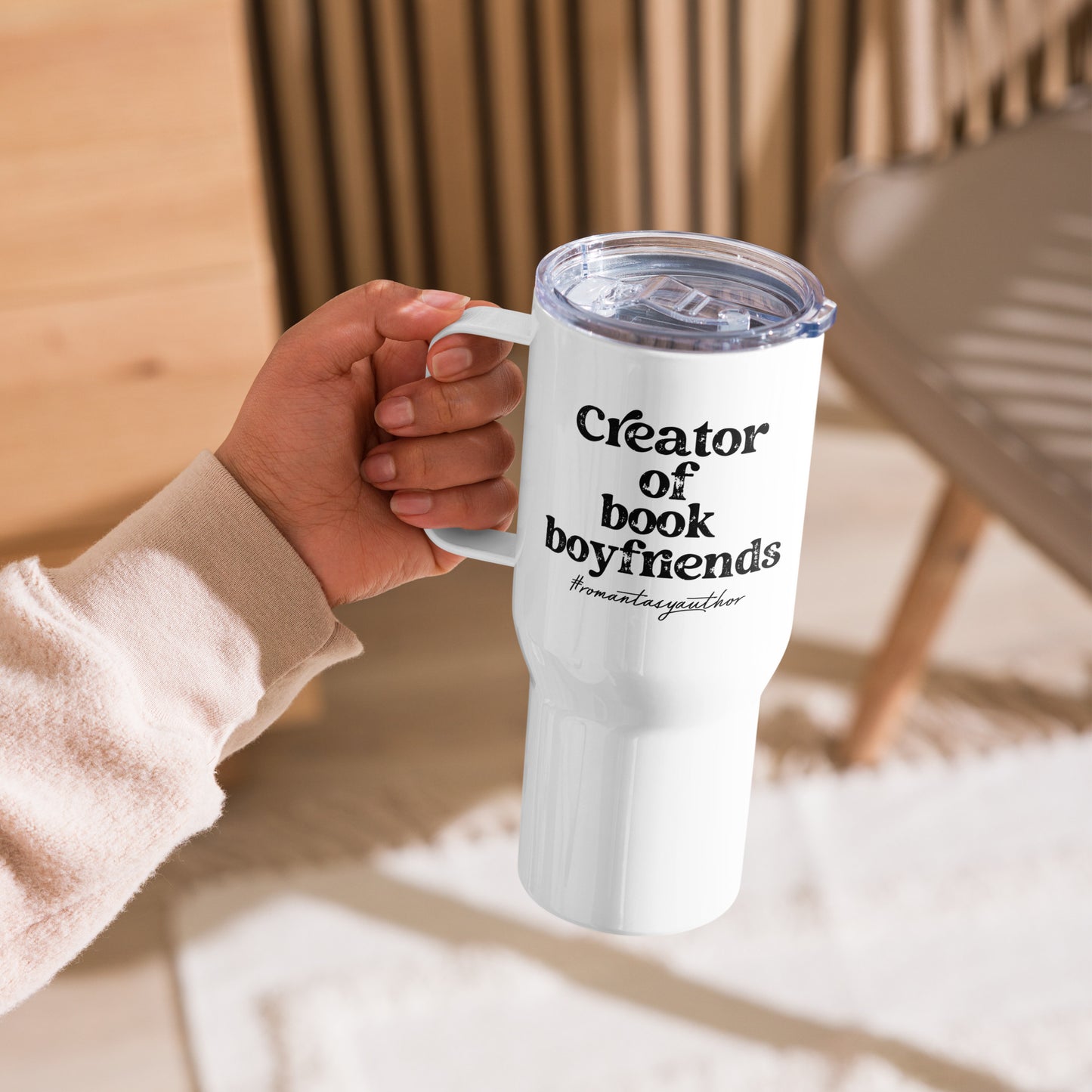 Creator of Book Boyfriends #romantasy (travel mug)