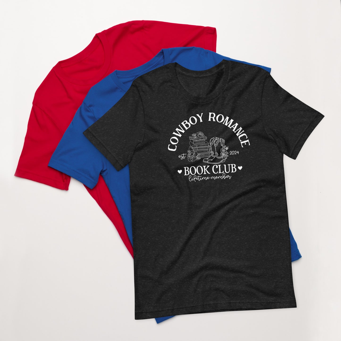 Cowboy Romance Book Club (white design)