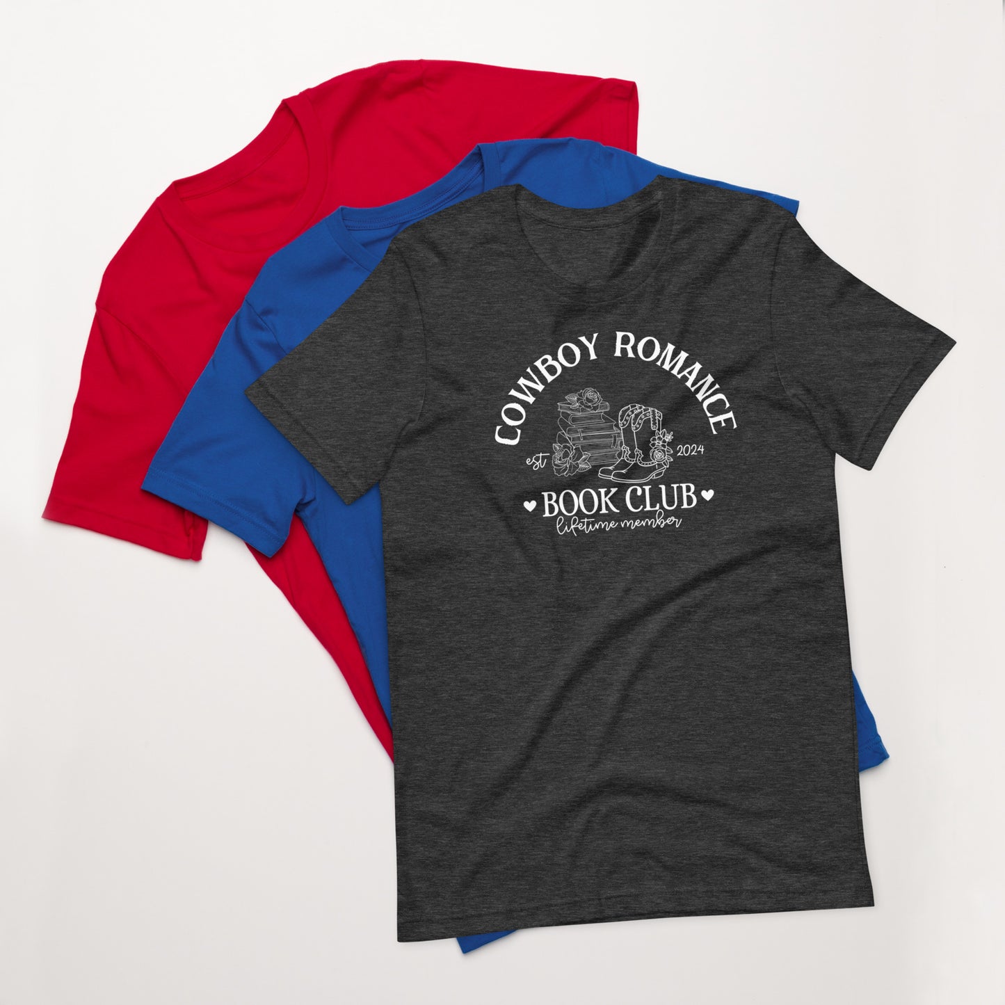 Cowboy Romance Book Club (white design)