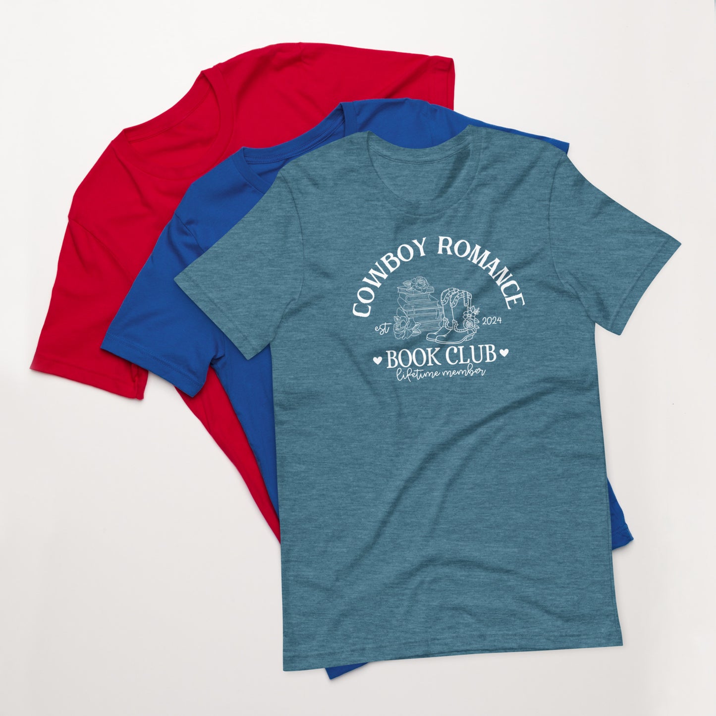 Cowboy Romance Book Club (white design)