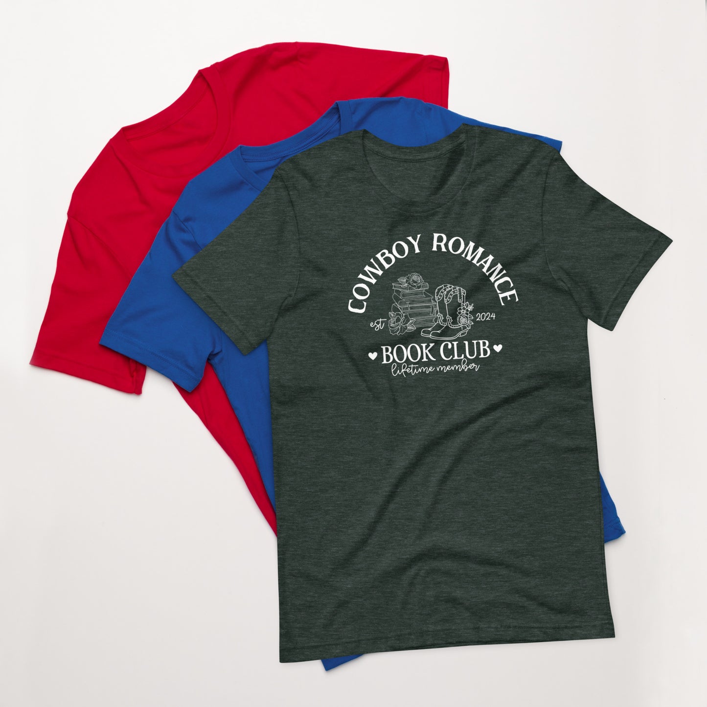 Cowboy Romance Book Club (white design)