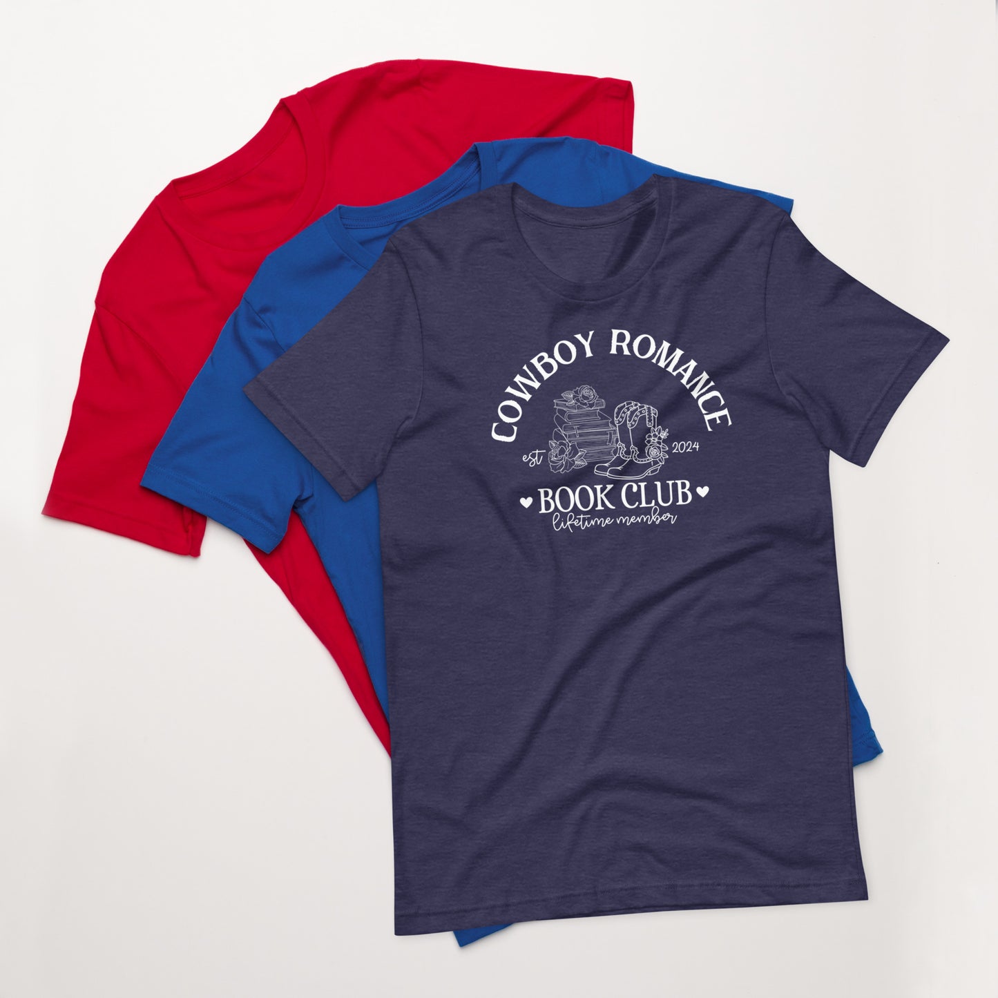 Cowboy Romance Book Club (white design)