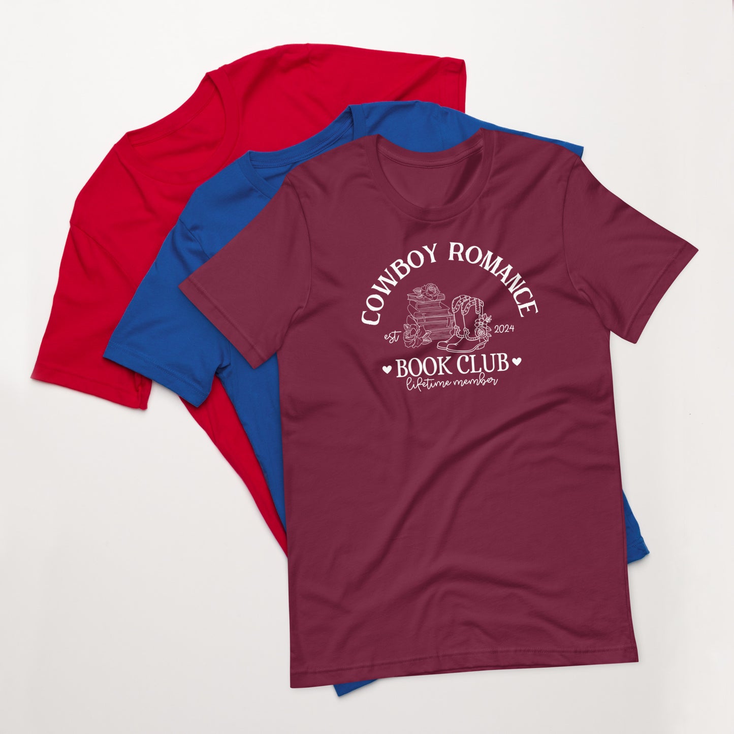 Cowboy Romance Book Club (white design)