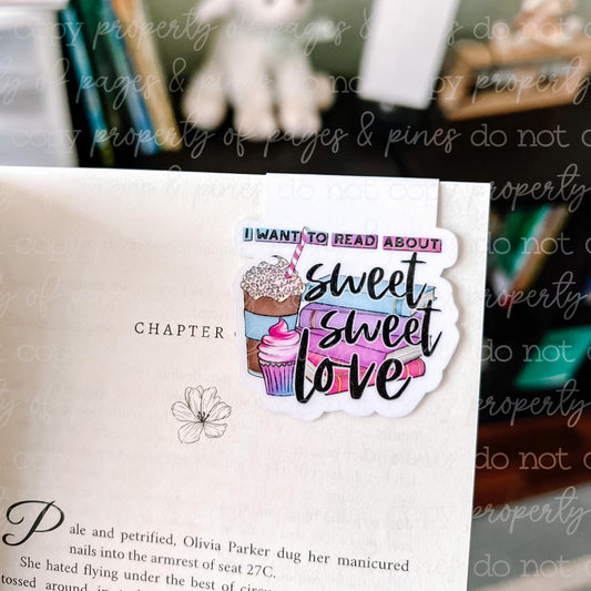 I Want to Read About Sweet Sweet Love